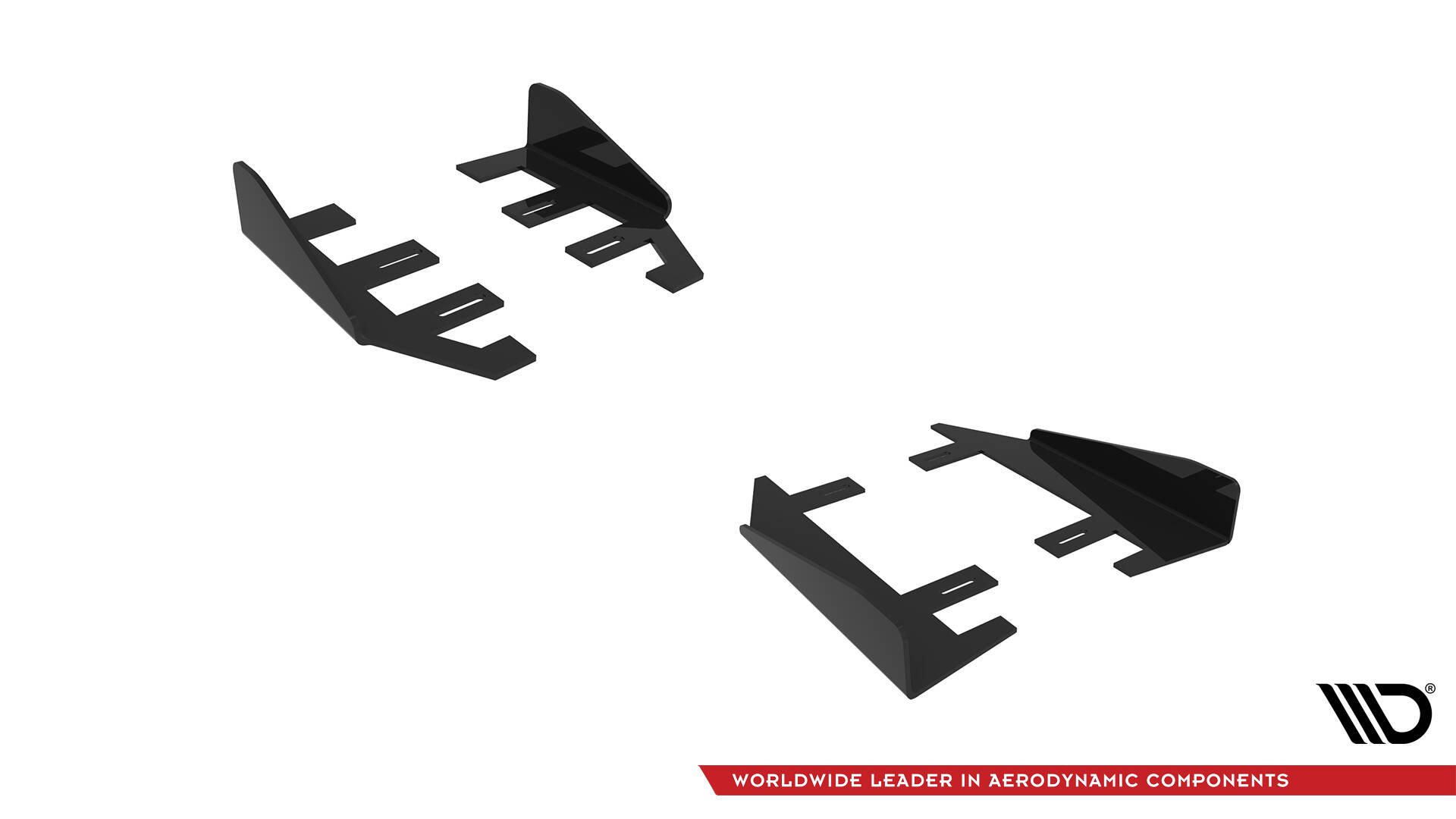 Maxton Side Flaps BMW 4er Coupe / Gran Coupe / Cabrio M-Paket F32 / F36 / F33  schwarz Hochglanz