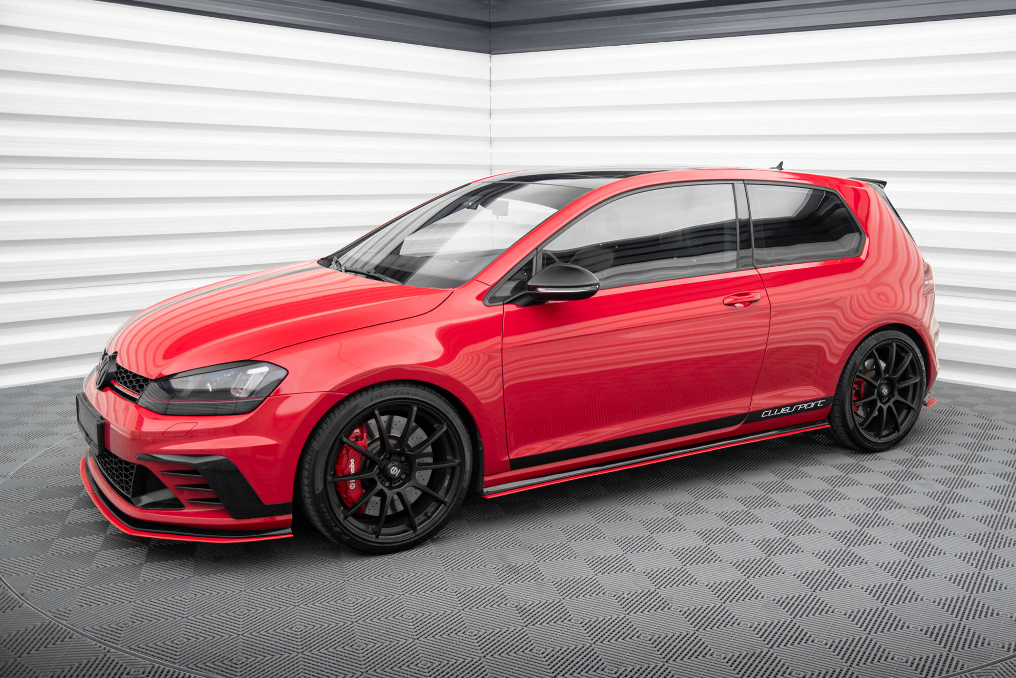Maxton Seitenschweller Ansatz für VW GOLF Mk7 GTI CLUBSPORT