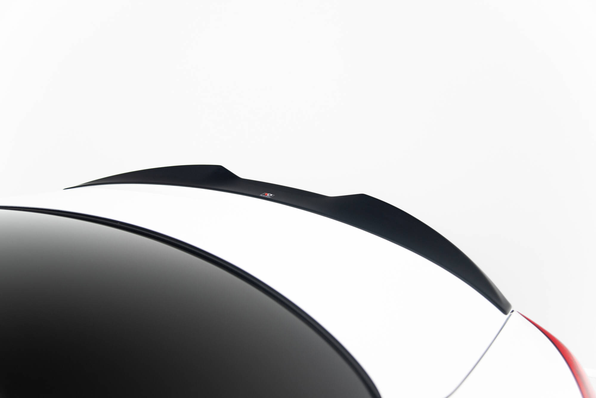 Maxton Spoiler CAP 3D für Mercedes-Benz CLA Coupe C118 Facelift schwarz Hochglanz