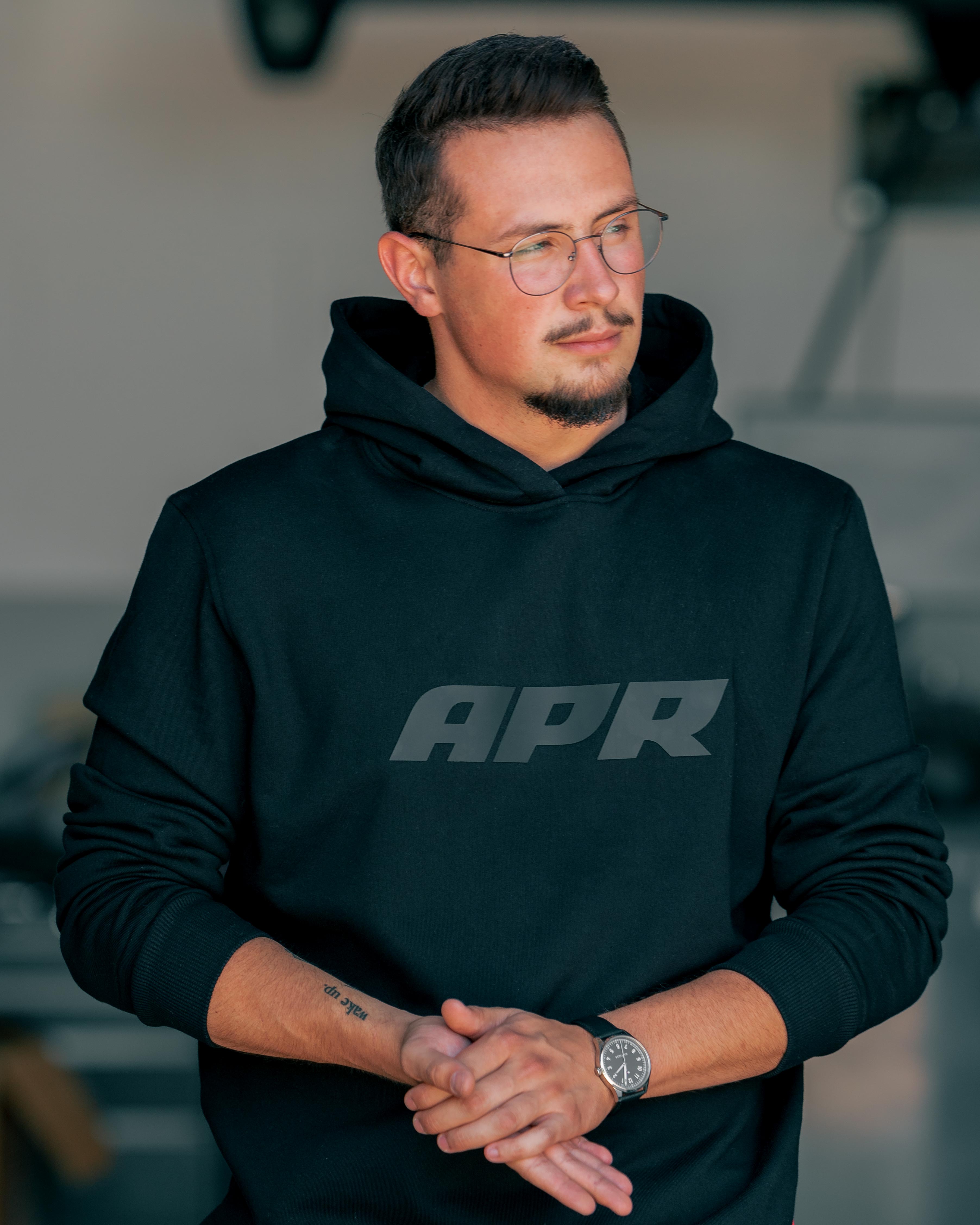 Premium APR Essentials Hoodie Rubber schwarz