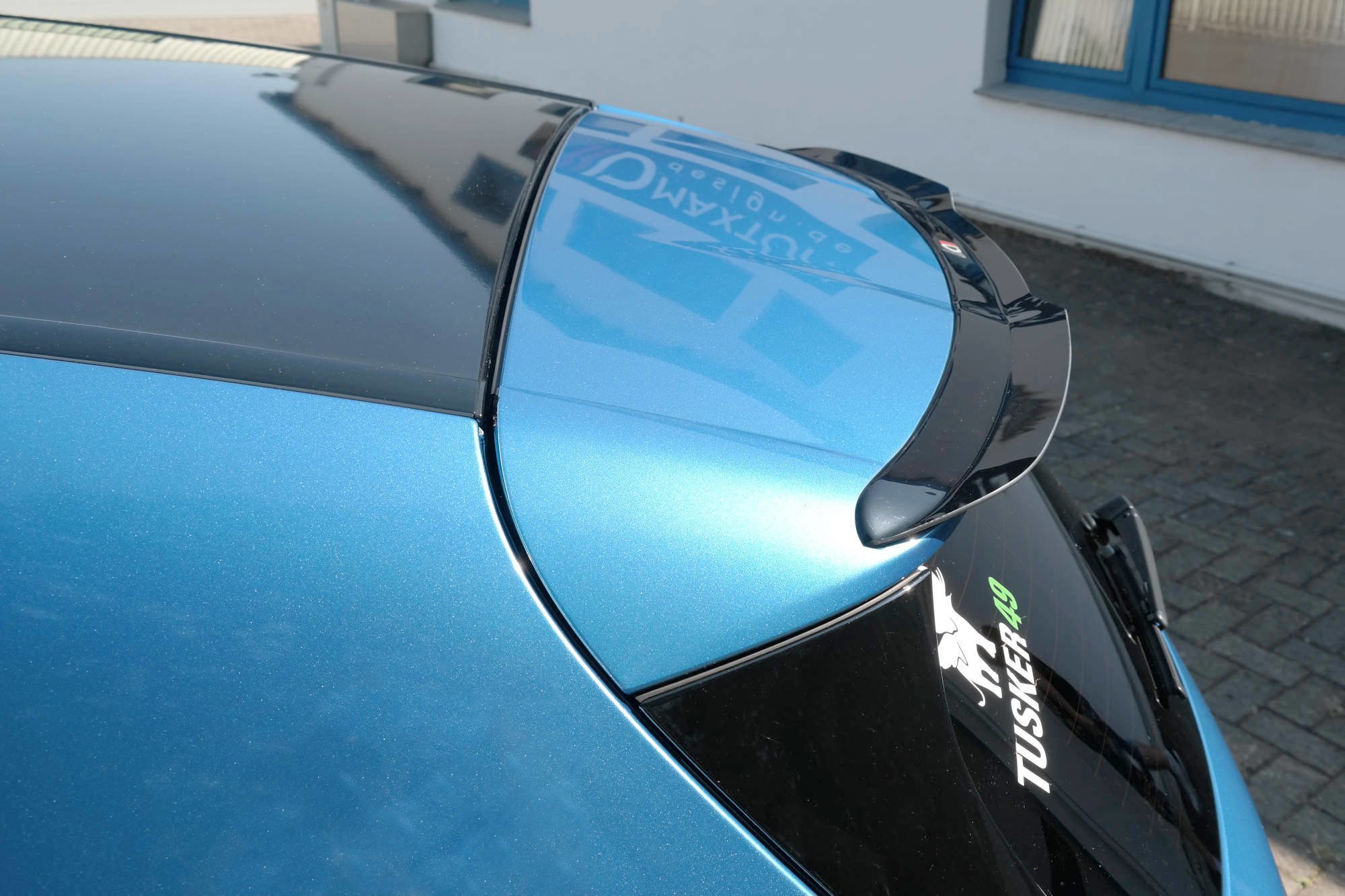 Maxton Spoiler CAP für Mercedes-Benz A W176 schwarz matt