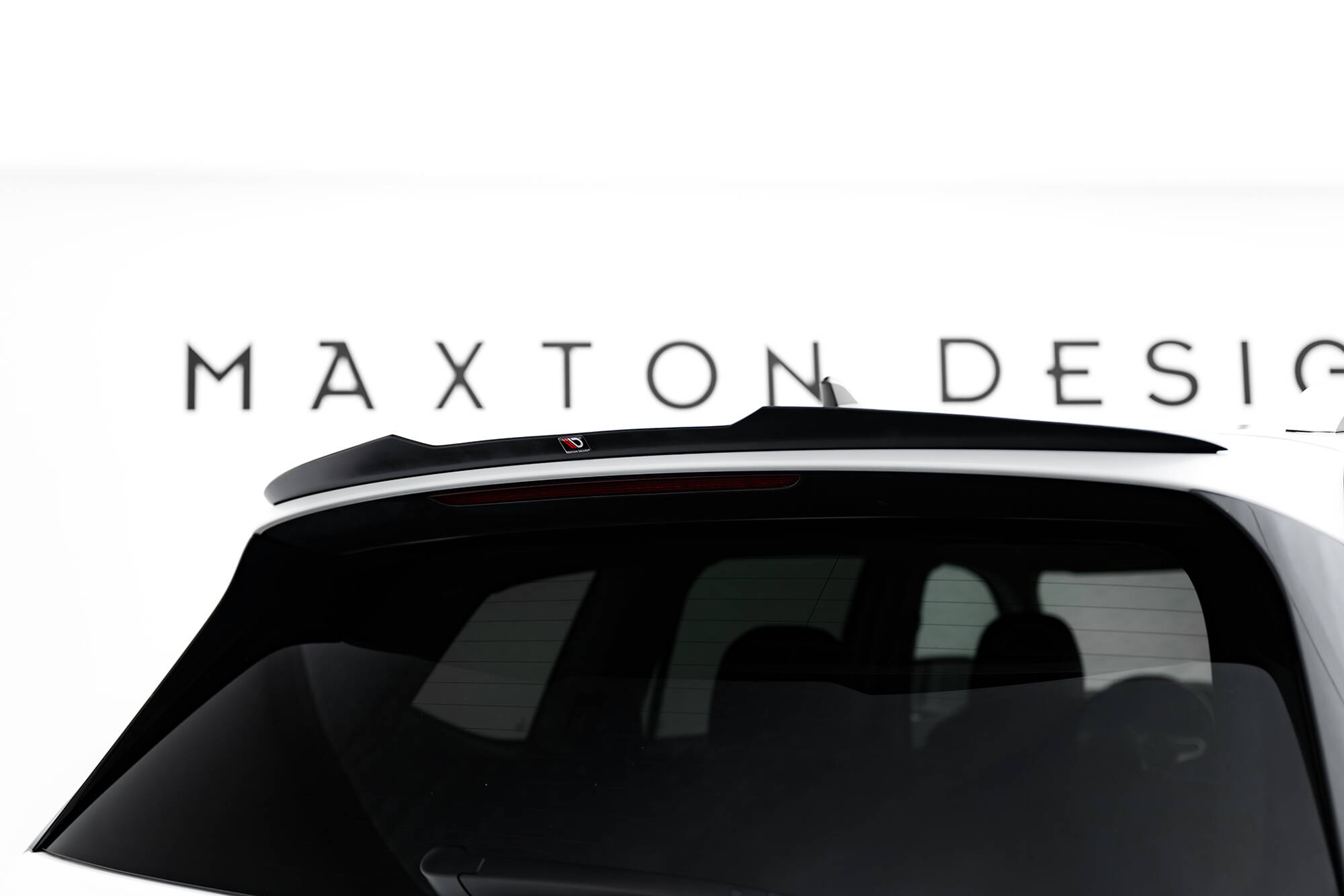Maxton Spoiler CAP für VW Atlas R-Line Mk1 Facelift 2 schwarz Hochglanz