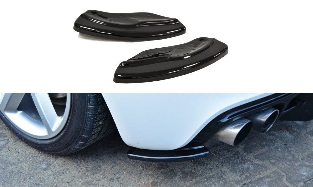 Maxton Heck Ansatz Flaps Diffusor passend für Diffusor passend für AUDI TT MK2 RS schwarz Hochglanz schwarz Hochglanz