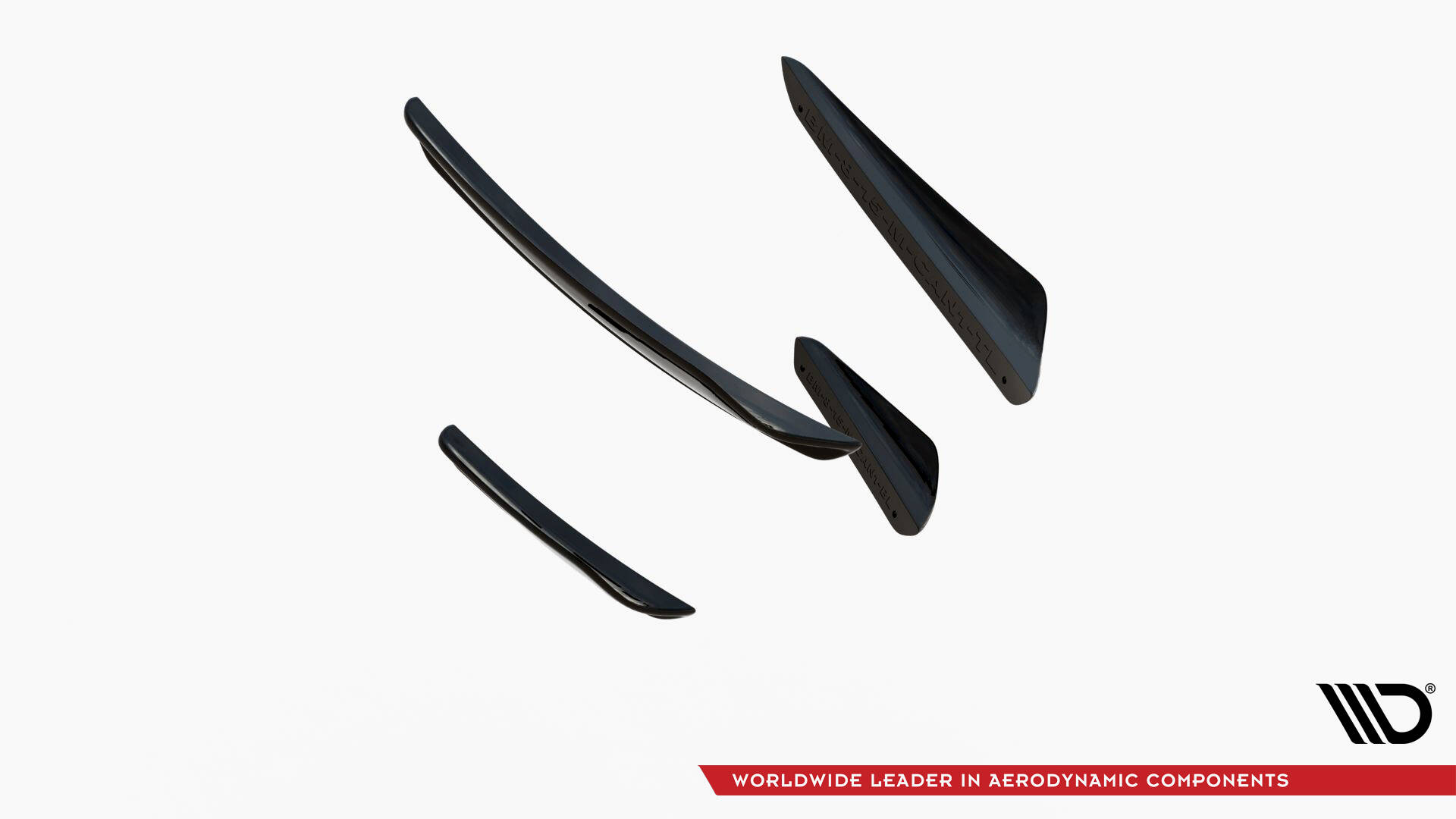 Maxton Stoßstangen Flaps Wings vorne Canards für BMW M8  Gran Coupe F93 / Coupe F92