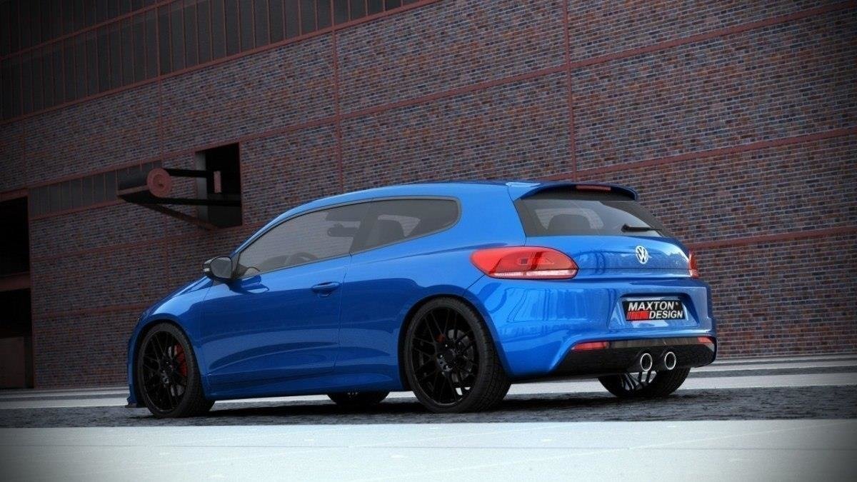 Maxton Heckschürze für VW Scirocco III R mit 2 auspuff