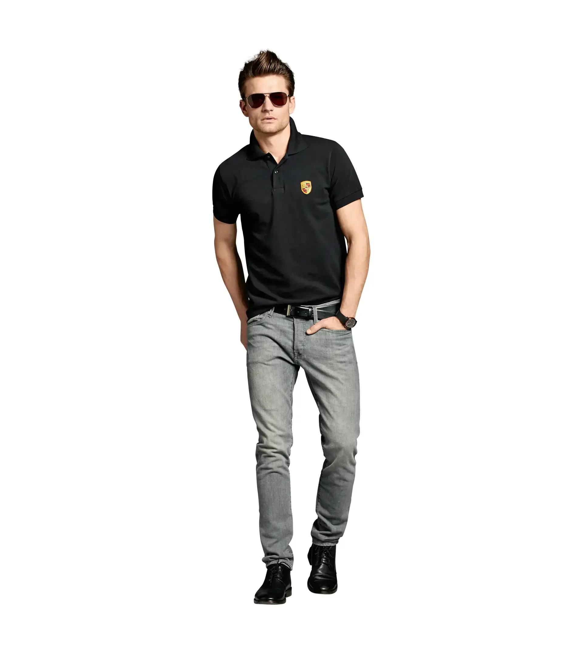 Polo-Shirt Wappen – Essential