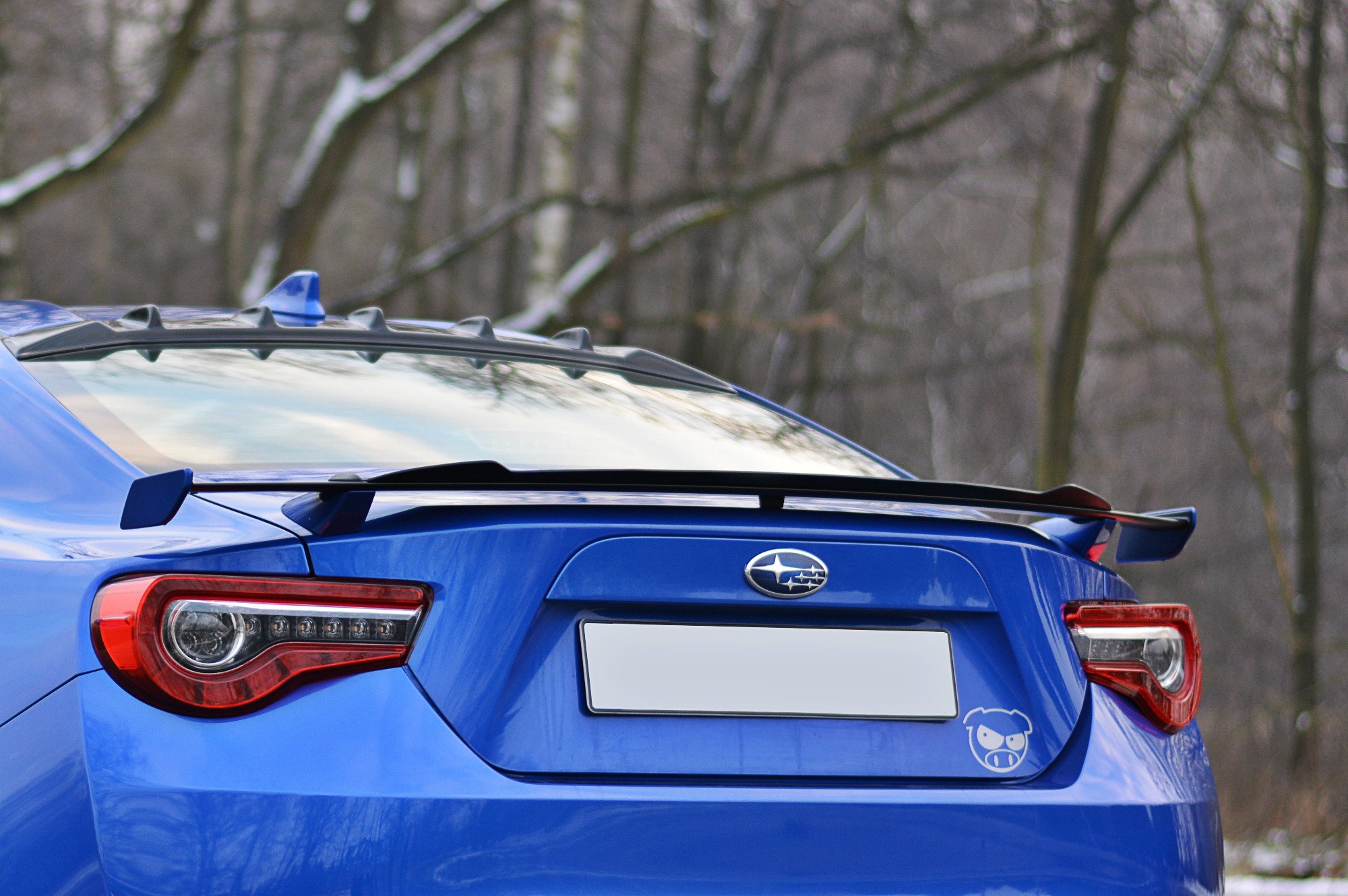 Maxton Spoiler CAP V.2 für SUBARU BRZ/ TOYOTA GT86 FACELIFT   Carbon Look