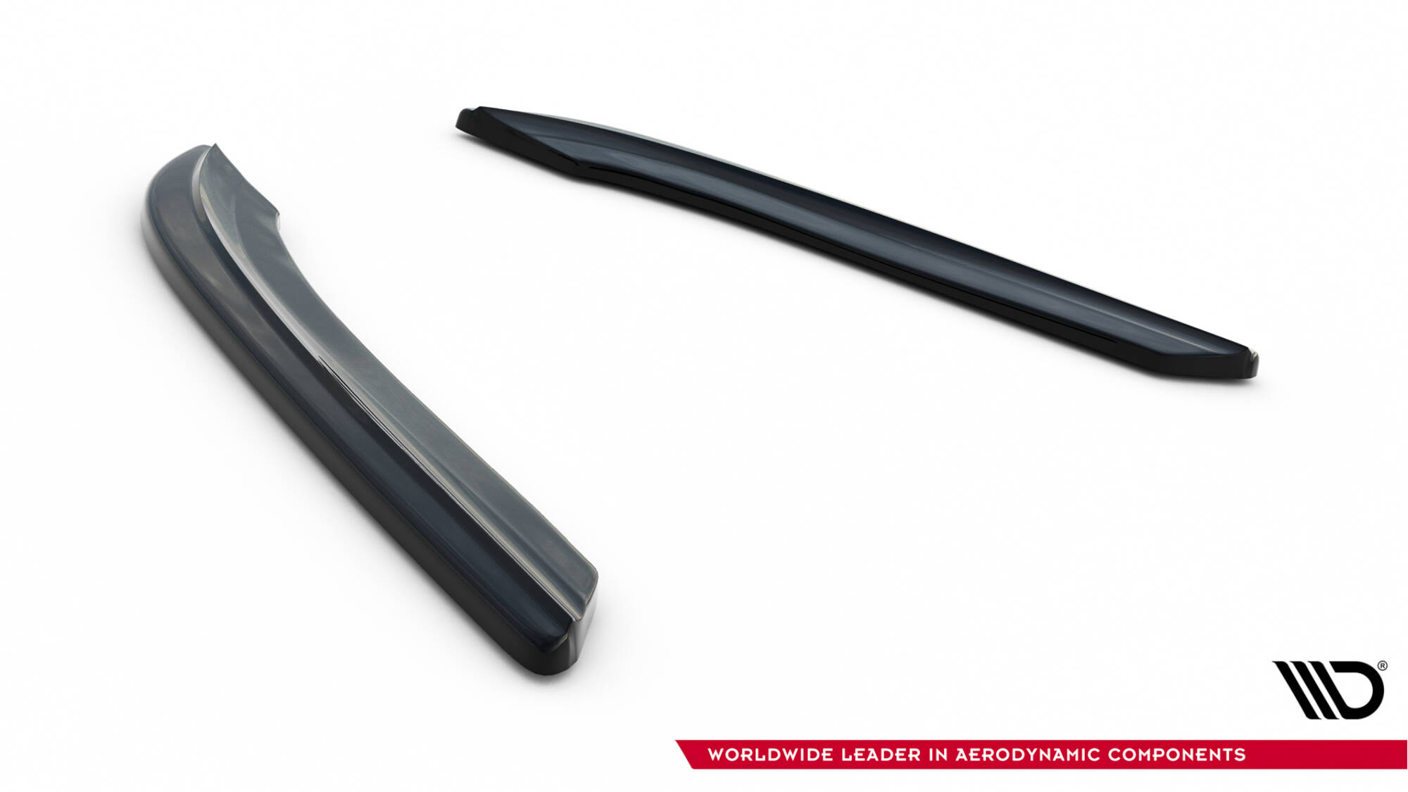 Maxton Heck Ansatz Flaps Diffusor für BMW 6er Coupe E63 / Cabrio E64  schwarz Hochglanz