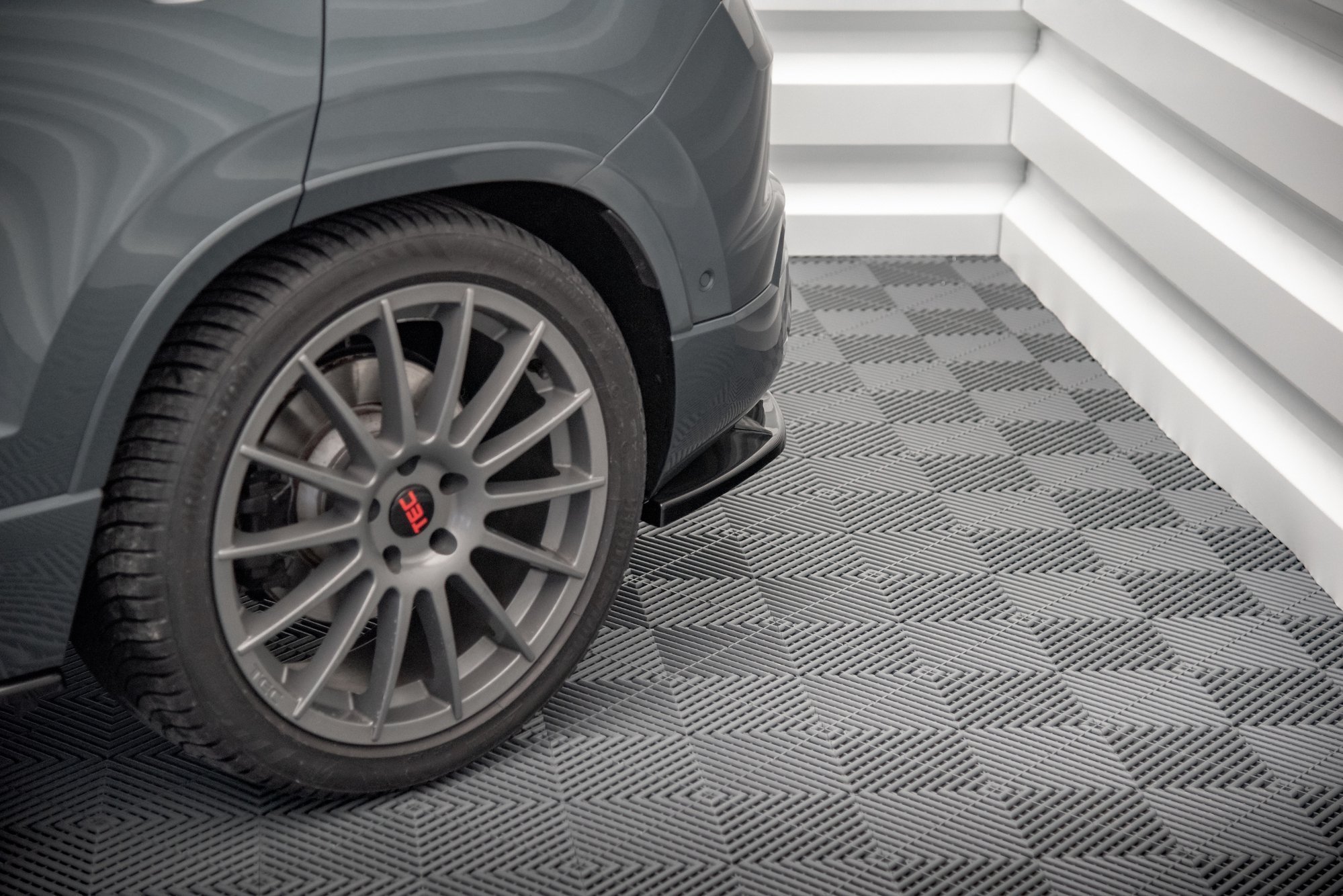 Maxton Heck Ansatz Flaps Diffusor für Cupra Ateca Mk1 / Mk1 Facelift schwarz Hochglanz