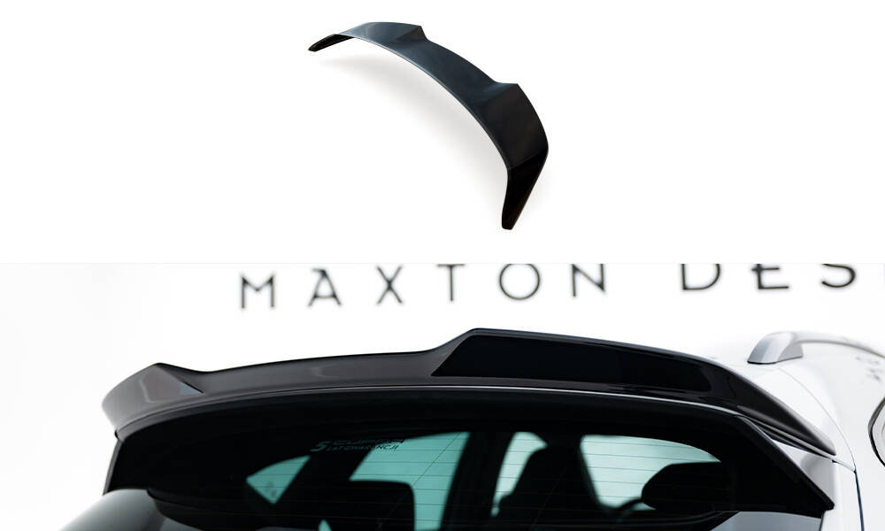 Maxton Höher Spoiler CAP 3D für Cupra Formentor Mk1 Facelift schwarz Hochglanz