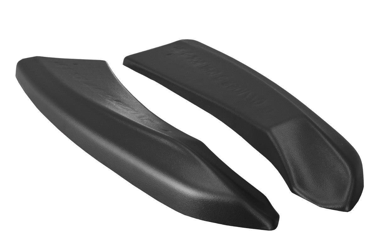 Maxton Heck Ansatz Flaps Diffusor für Mercedes C-Klasse C205 63 AMG Coupe schwarz Hochglanz