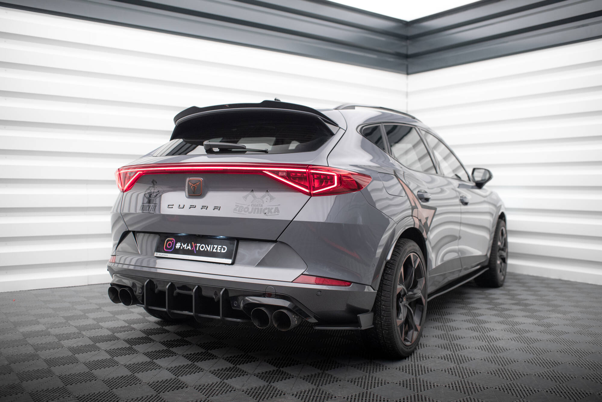 Maxton Street Pro Heck Ansatz Flaps Diffusor für Cupra Formentor Mk1