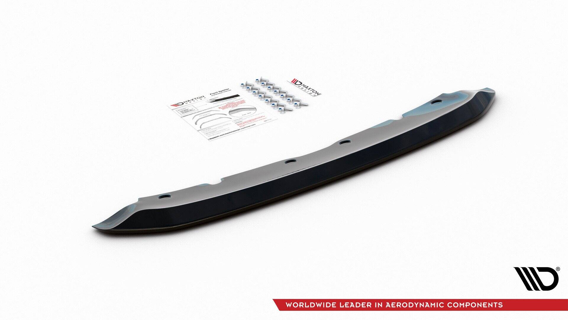 Maxton Front Ansatz V.2 für BMW 1er M-Paket/ M135i / 128ti F40  schwarz Hochglanz