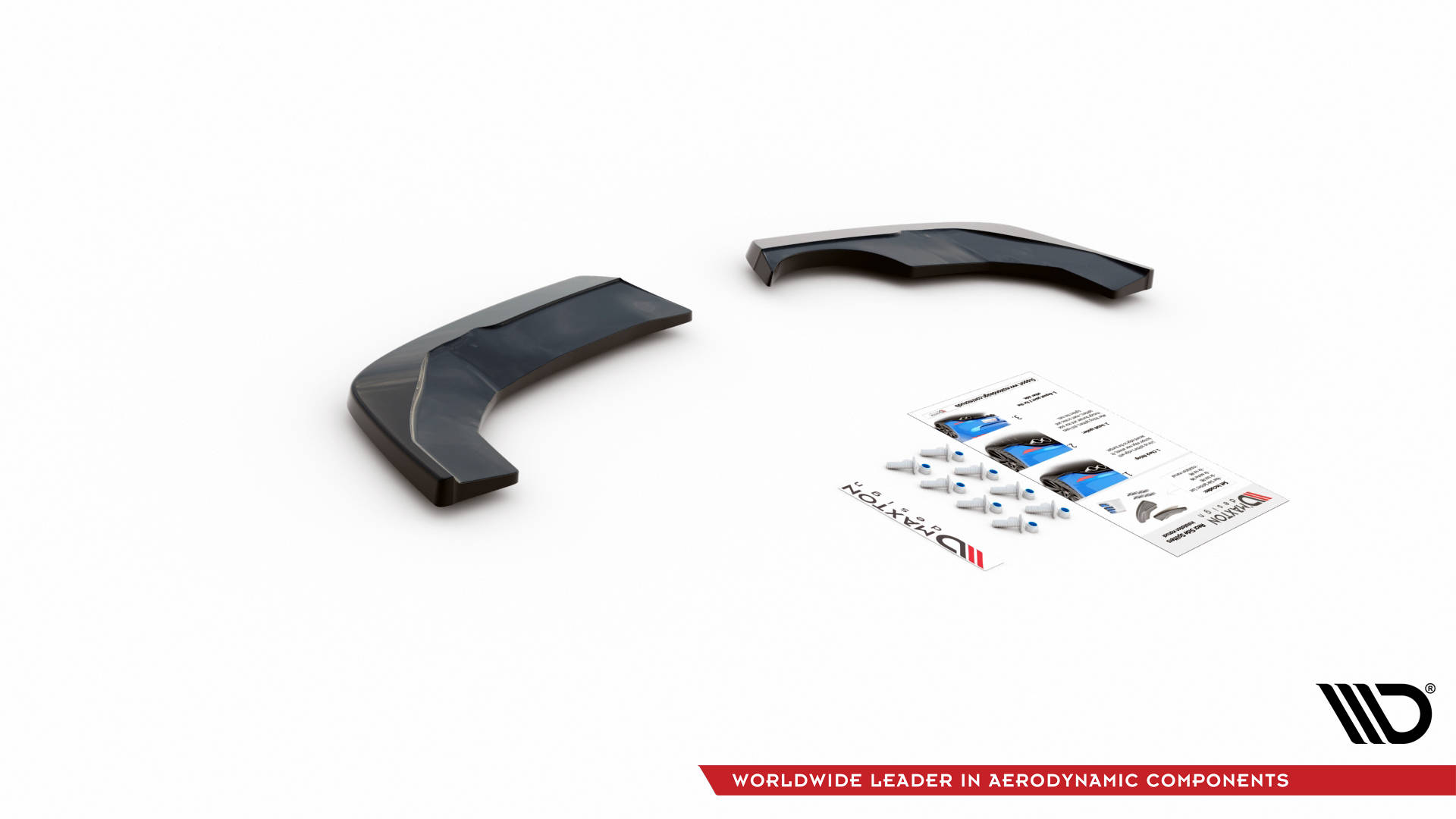 Maxton Heck Ansatz Flaps Diffusor für Seat Ibiza FR/ Standard Mk5 schwarz Hochglanz