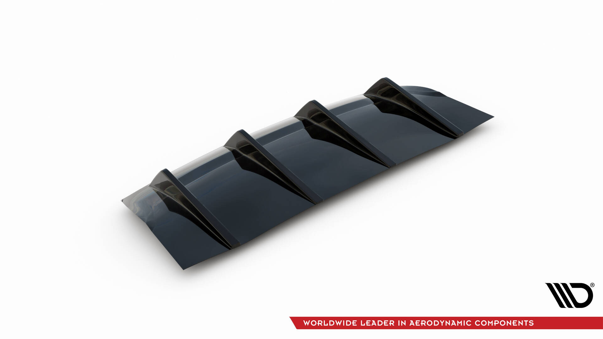 Maxton Diffusor Heck Ansatz für Porsche Panamera GTS 971 schwarz Hochglanz