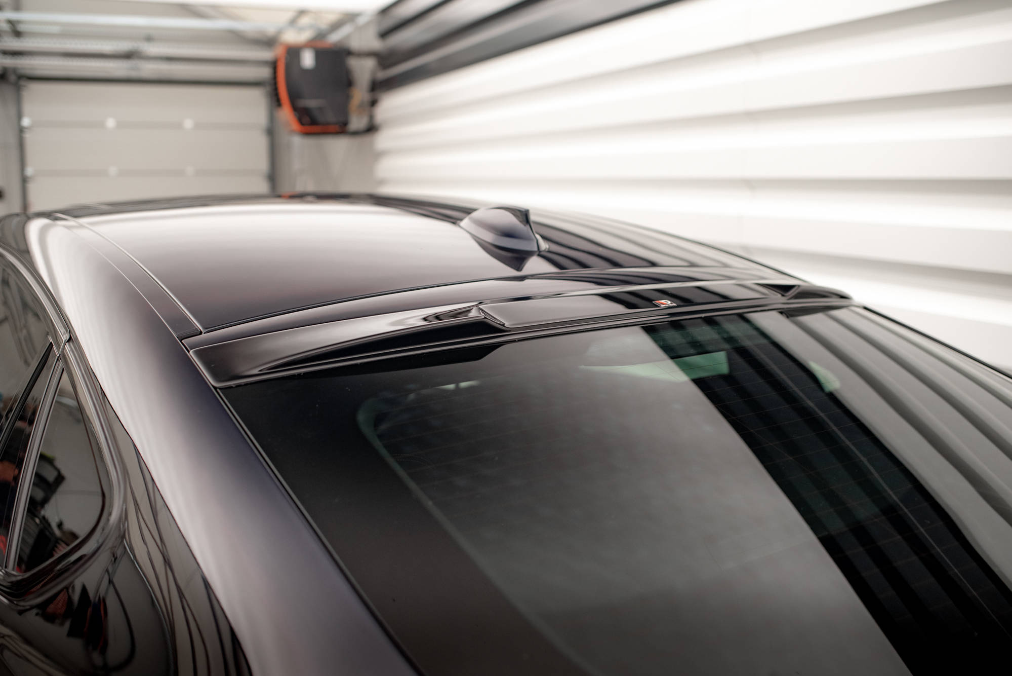 Maxton Heckscheiben Spoiler für BMW X6 M-Paket F16 Carbon Look