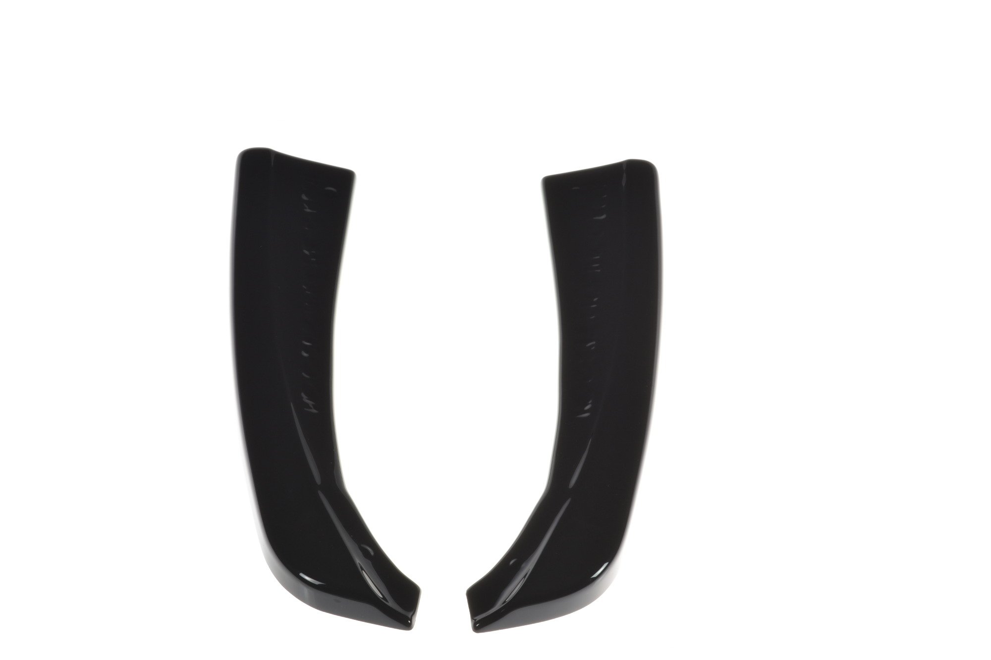 Maxton Heck Ansatz Flaps Diffusor für MERCEDES- BENZ C-KLASSE W205 COUPE AMG-LINE schwarz matt