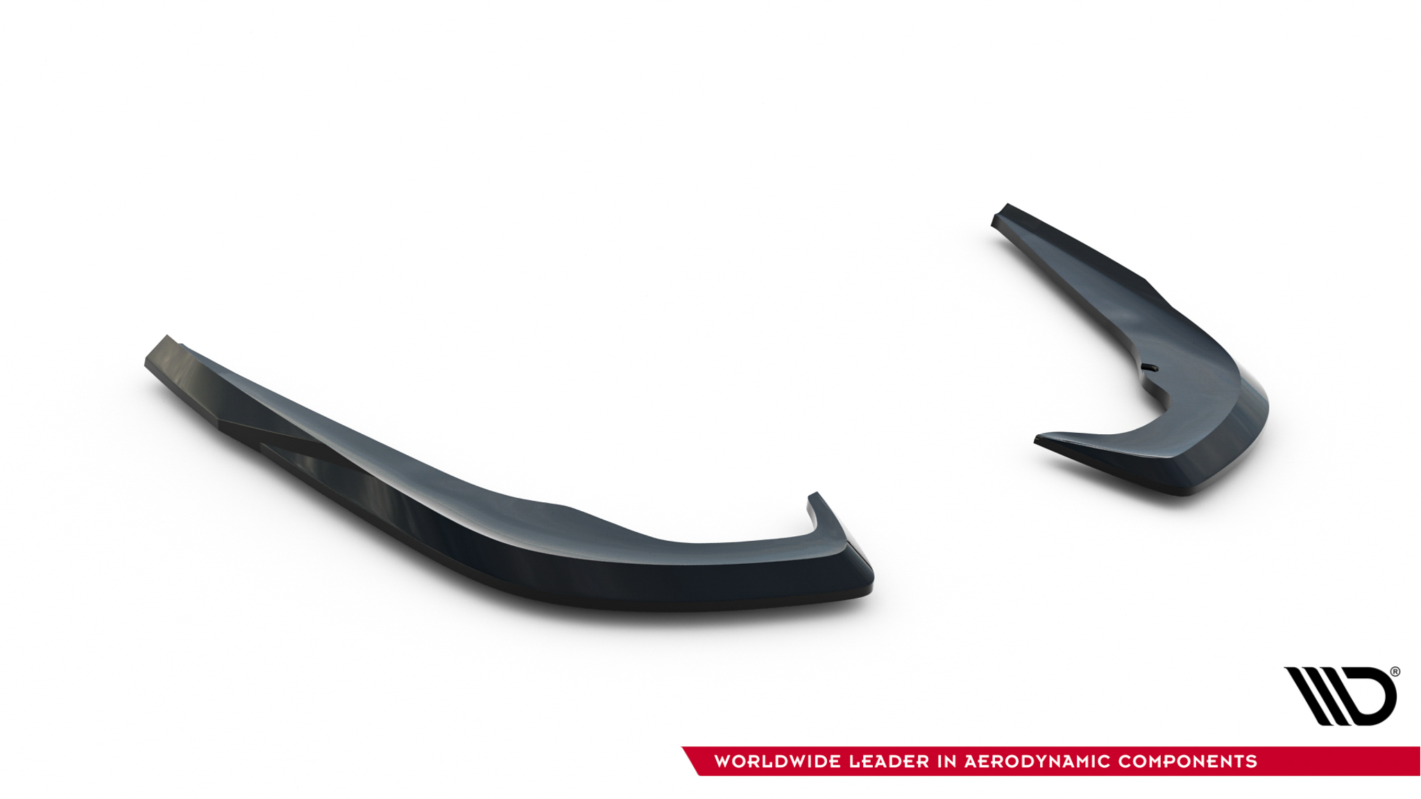 Maxton Heck Ansatz Flaps Diffusor für Skoda Octavia Liftback / Combi Mk4 Facelift schwarz Hochglanz