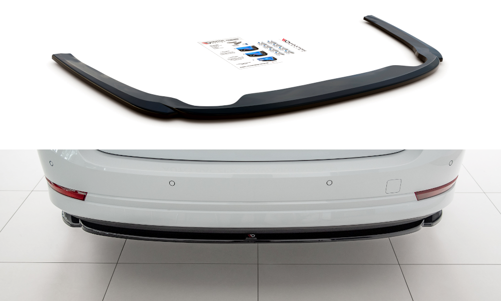 Maxton Heckansatz Skoda Octavia Mk4 schwarz Hochglanz