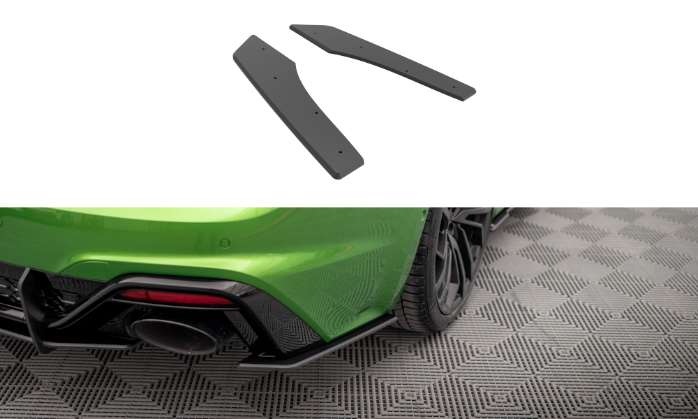 Maxton Street Pro Heck Ansatz Flaps Diffusor für Audi RS5 F5 Facelift