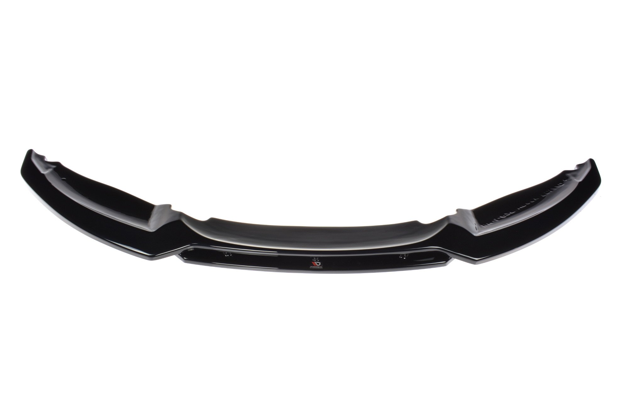 Maxton Front Ansatz V.1 passend für 1er M-Paket E82 Facelift schwarz Hochglanz