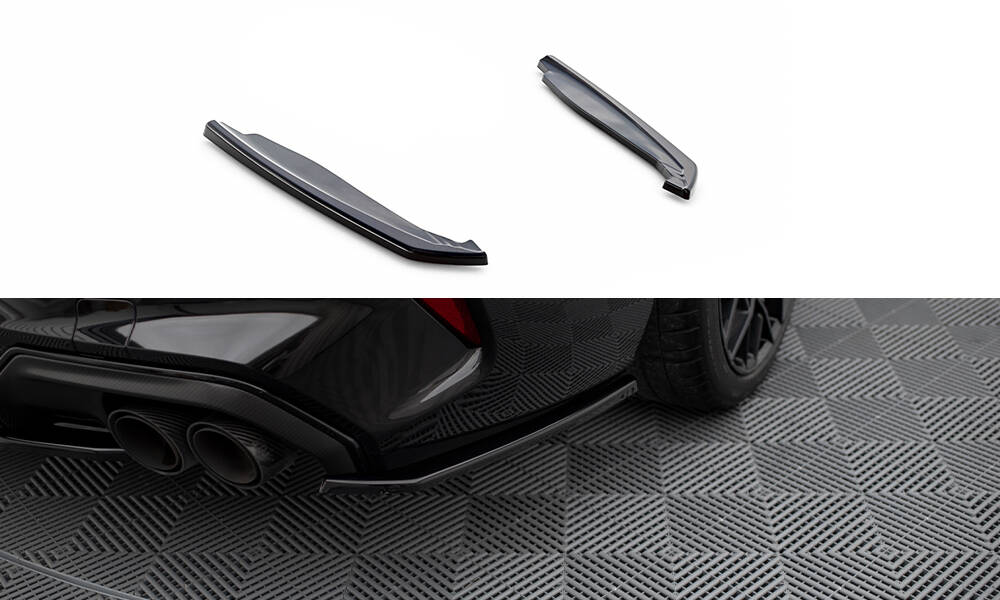 Maxton Heck Ansatz Flaps Diffusor V.2 für BMW M8  Gran Coupe F93  schwarz Hochglanz