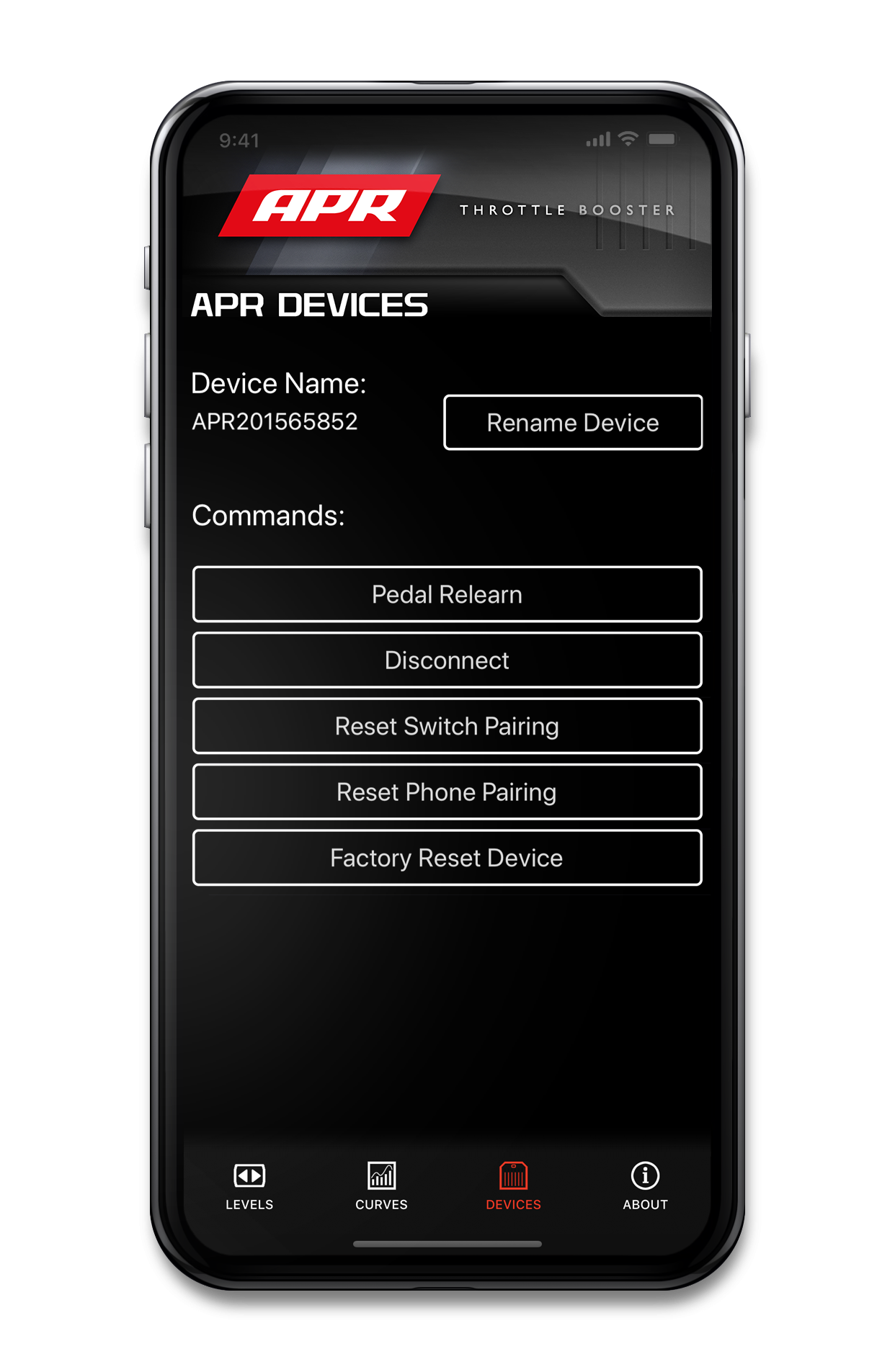 APR Throttle Booster mit Wireless Controller und Bluetooth Mobile App