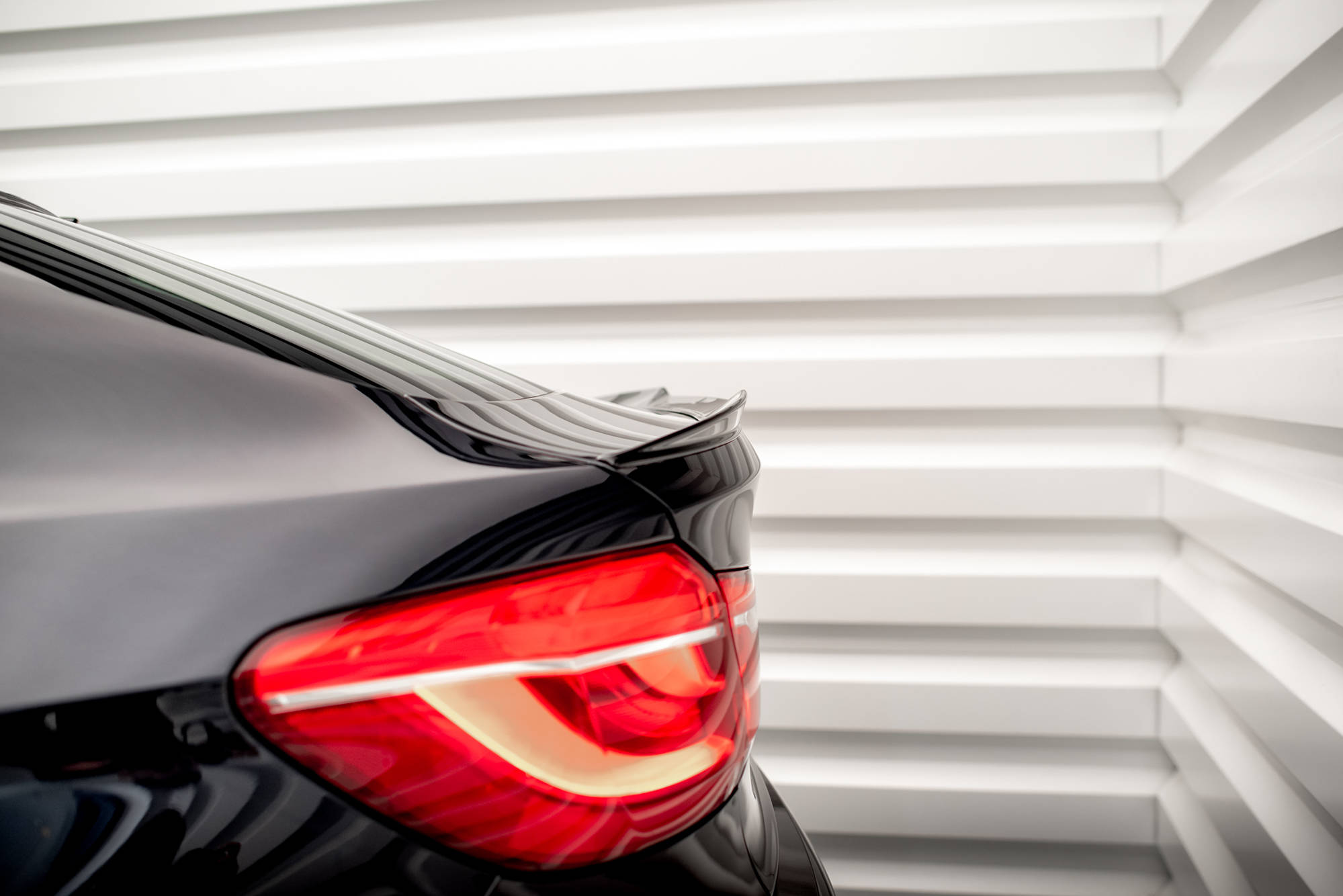 Maxton Spoiler CAP 3D für V.1 BMW X6 F16 M-Paket / X6 M F86 schwarz Hochglanz