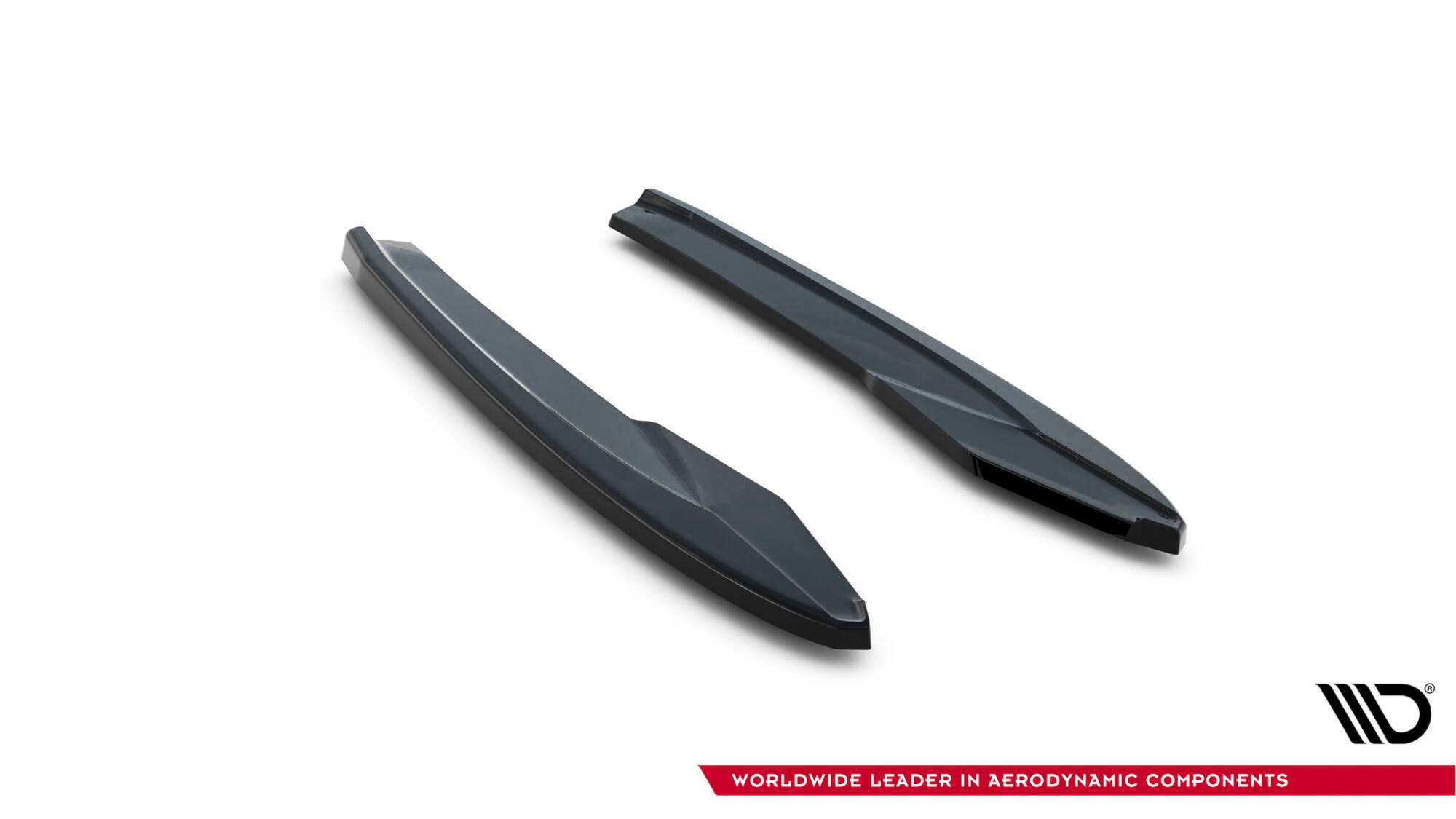 Maxton Heck Ansatz Flaps Diffusor V.2 für Cupra Leon ST Mk1 Facelift schwarz Hochglanz