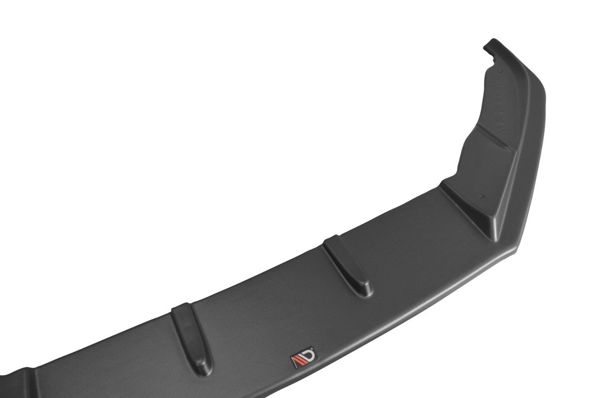 Maxton Front Ansatz V.1 für VOLKSWAGEN SCIROCCO MK.3 R FACELIFT schwarz Hochglanz