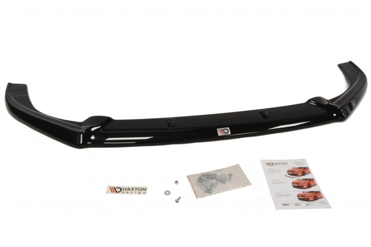 Maxton Front Ansatz für VW GOLF 6 schwarz Hochglanz