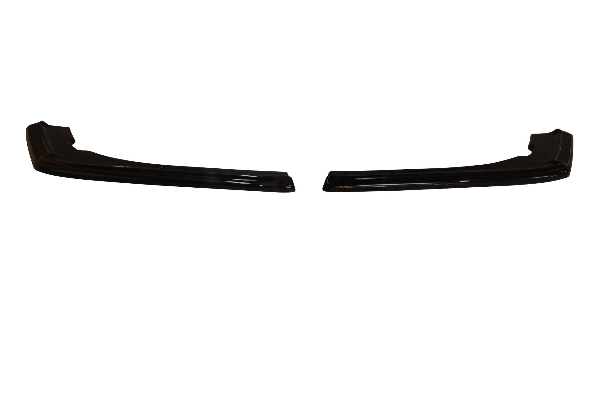 Maxton Heck Ansatz Flaps Diffusor passend für 3er M-Paket Limousine / Touring F30 / F30 Facelift / F31 / F31 Facelift schwarz Hochglanz