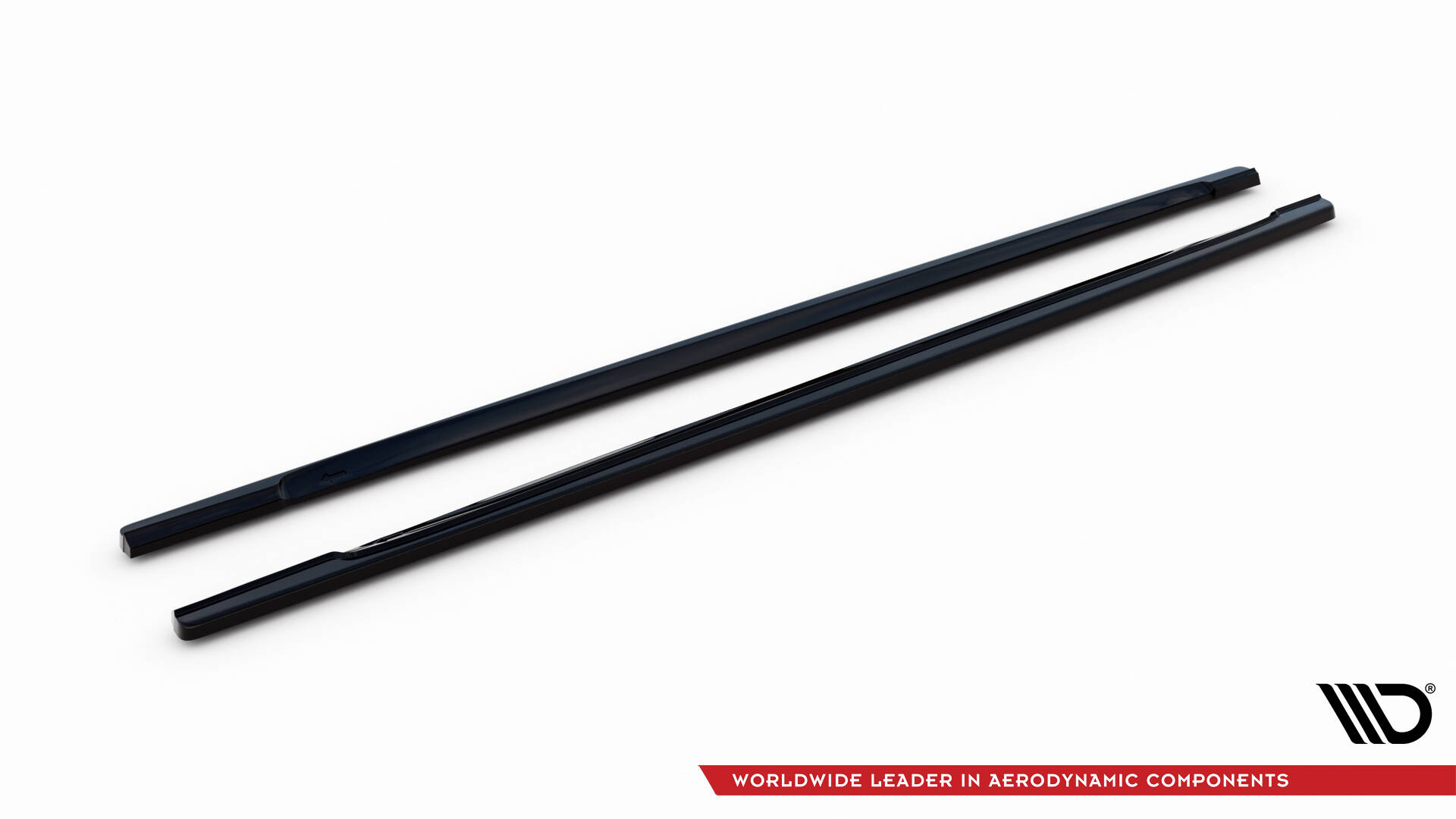 Maxton Seitenschweller Ansatz passend für GOLF 6 GTI/ GTD schwarz Hochglanz