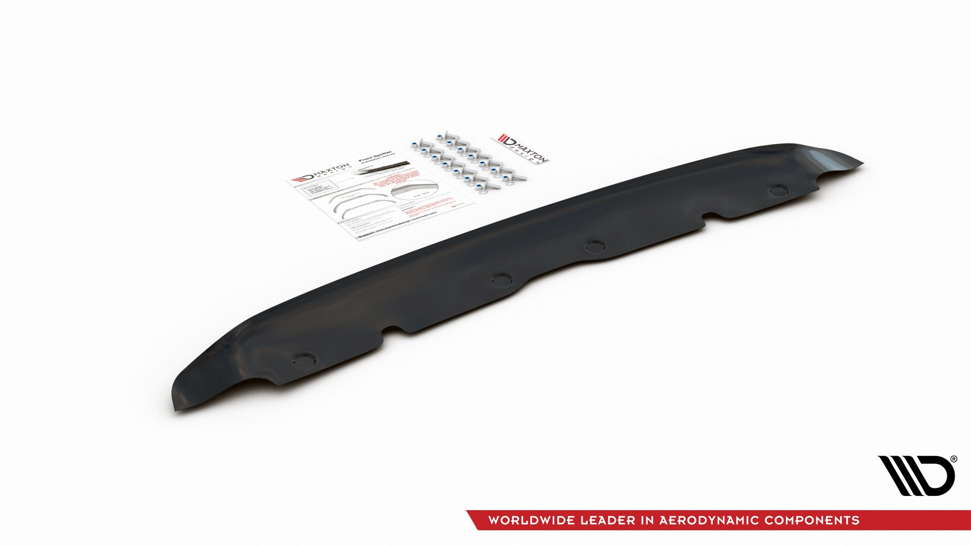 Maxton Front Ansatz V.2 für BMW 1er M-Paket/ M135i / 128ti F40  schwarz Hochglanz