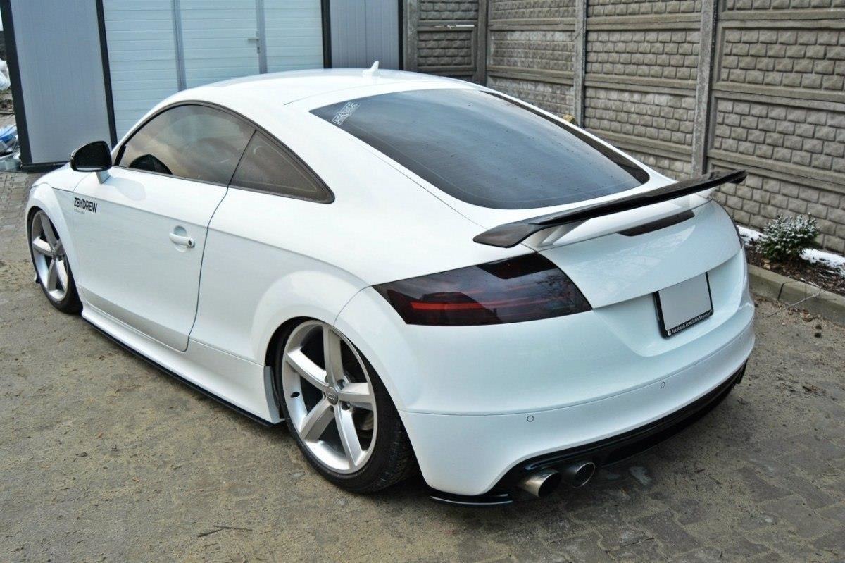 Maxton Heck Ansatz Flaps Diffusor passend für Diffusor passend für AUDI TT MK2 RS schwarz Hochglanz schwarz Hochglanz