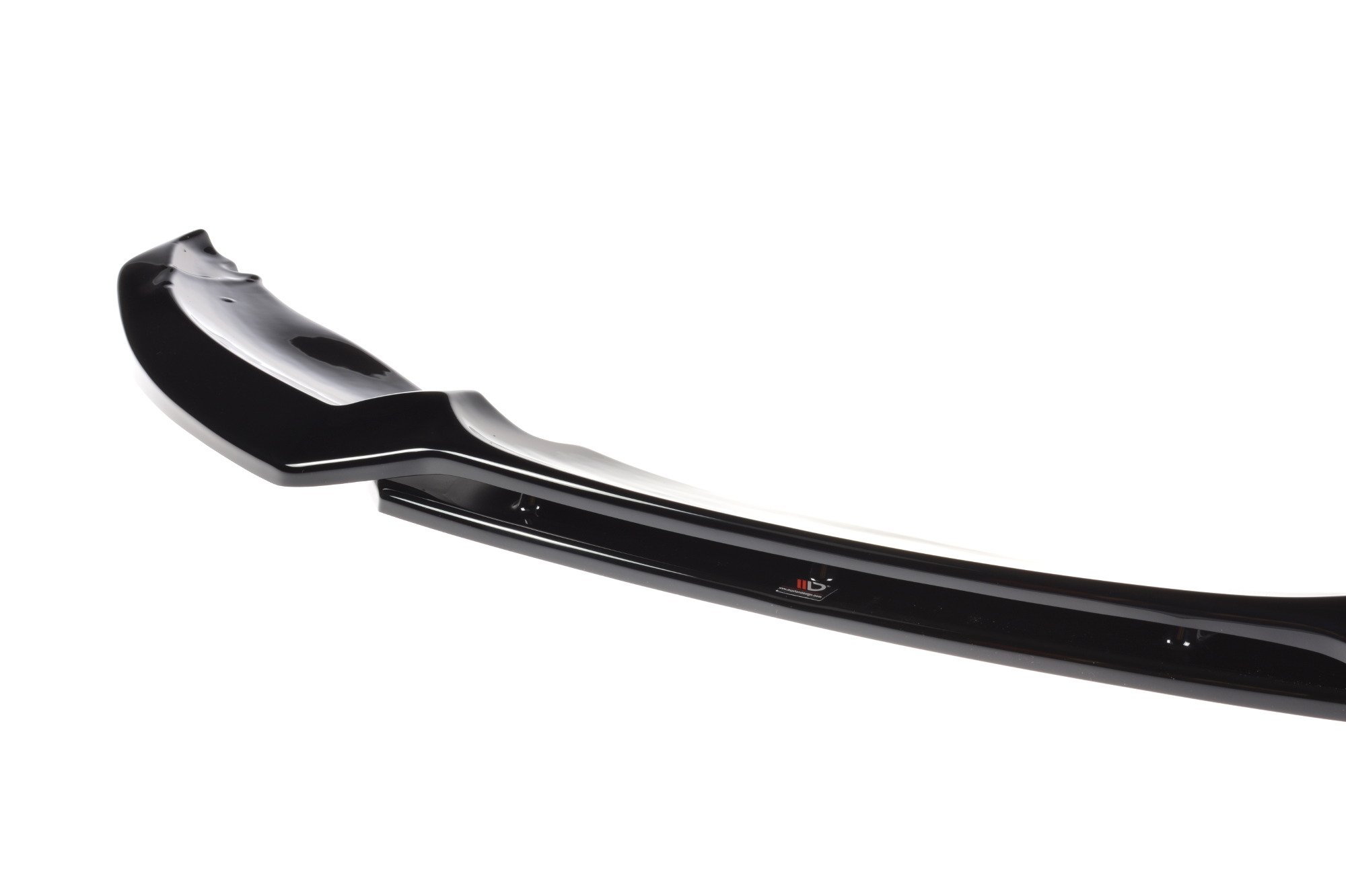 Maxton Front Ansatz V.1 passend für 1er M-Paket E82 Facelift schwarz Hochglanz