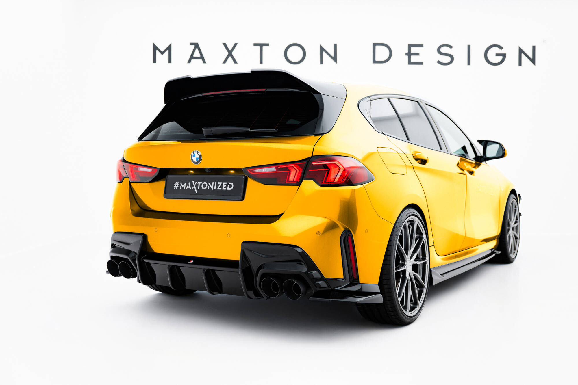 Maxton Diffusor Heck Ansatz passend für 1er M-Paket F70