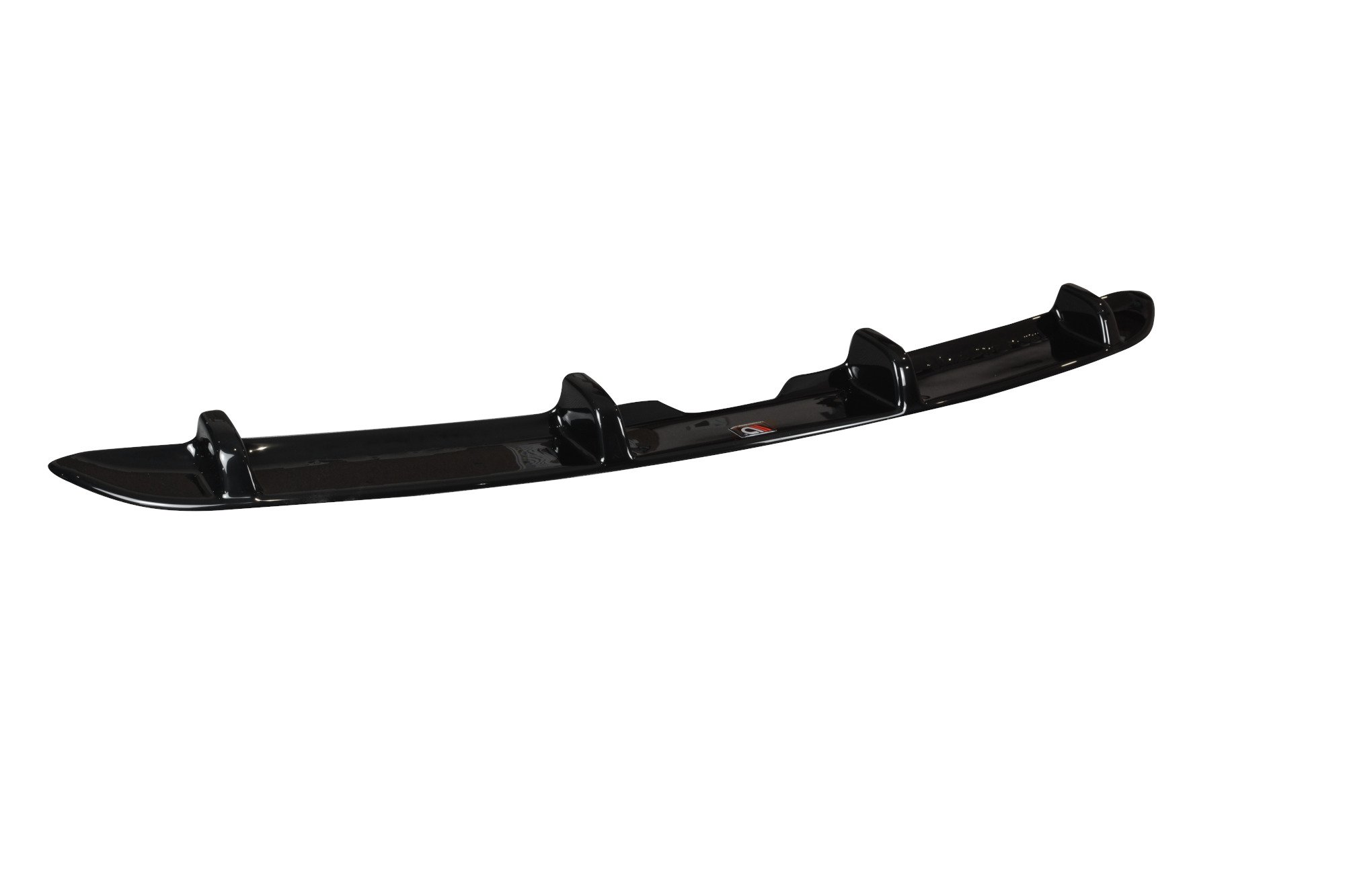 Maxton Diffusor Heck Ansatz für Mercedes CLA C117 AMG-LINE FACELIFT  schwarz Hochglanz