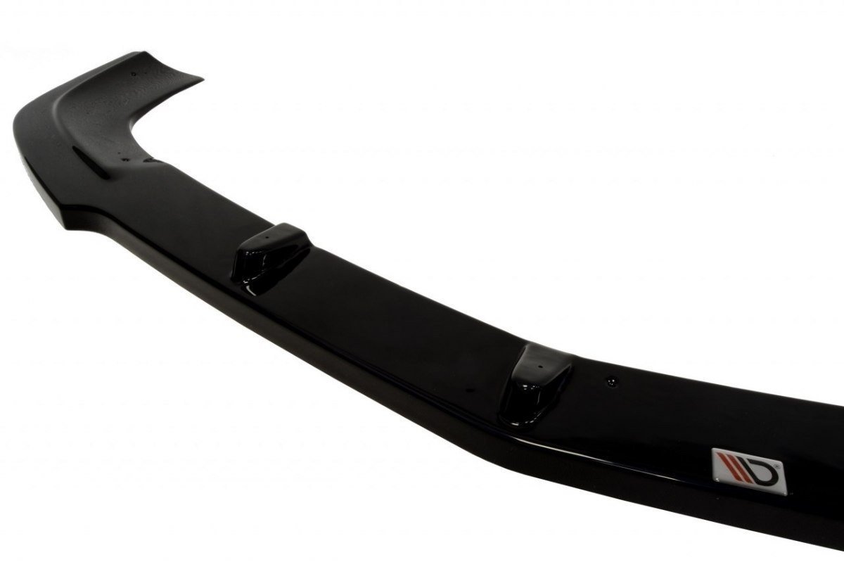 Maxton Front Ansatz für Mercedes-Benz SLK 55 AMG R172  schwarz Hochglanz