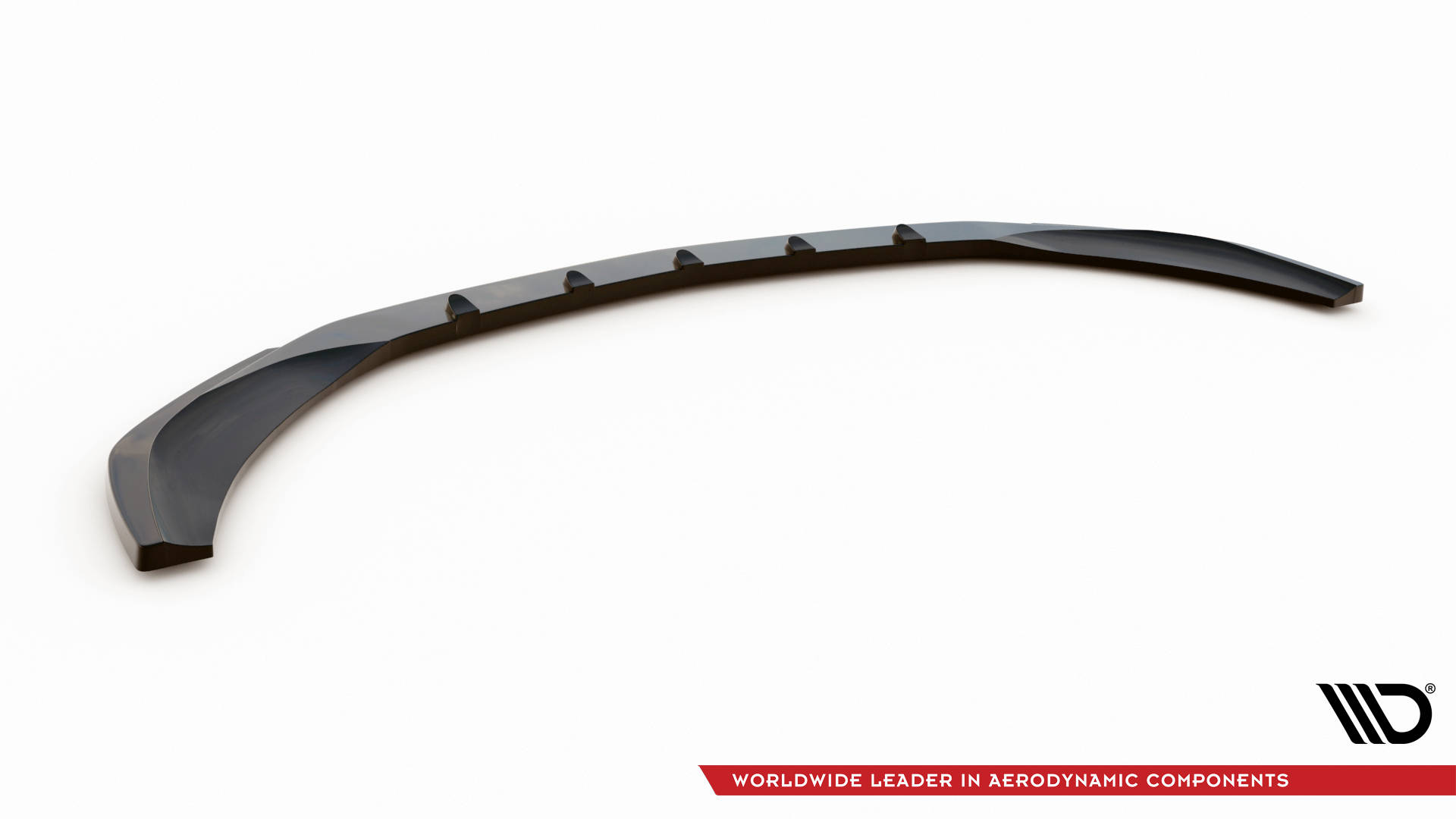Maxton Front Ansatz V.2 für Mercedes-Benz C AMG-Line / 43 AMG W206 schwarz Hochglanz
