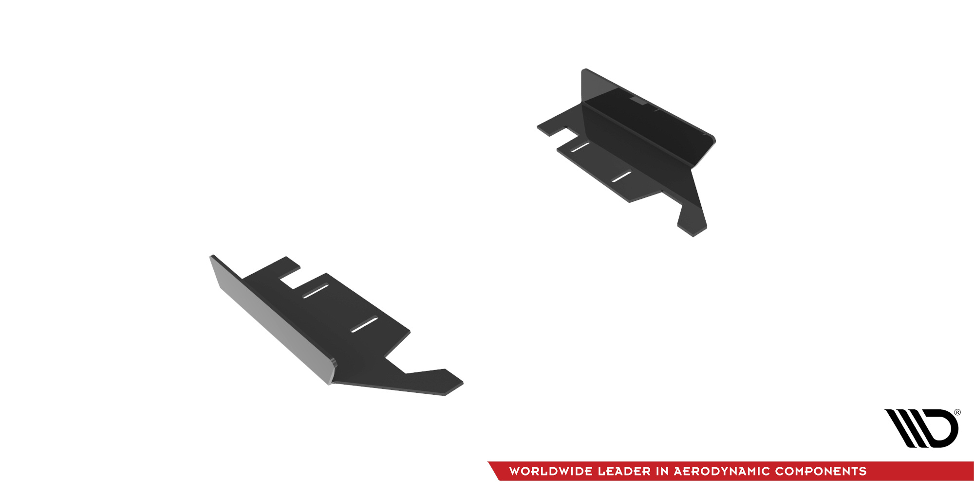 Maxton Hintere Seiten Flaps für BMW 2 Coupe M240i G42 schwarz Hochglanz