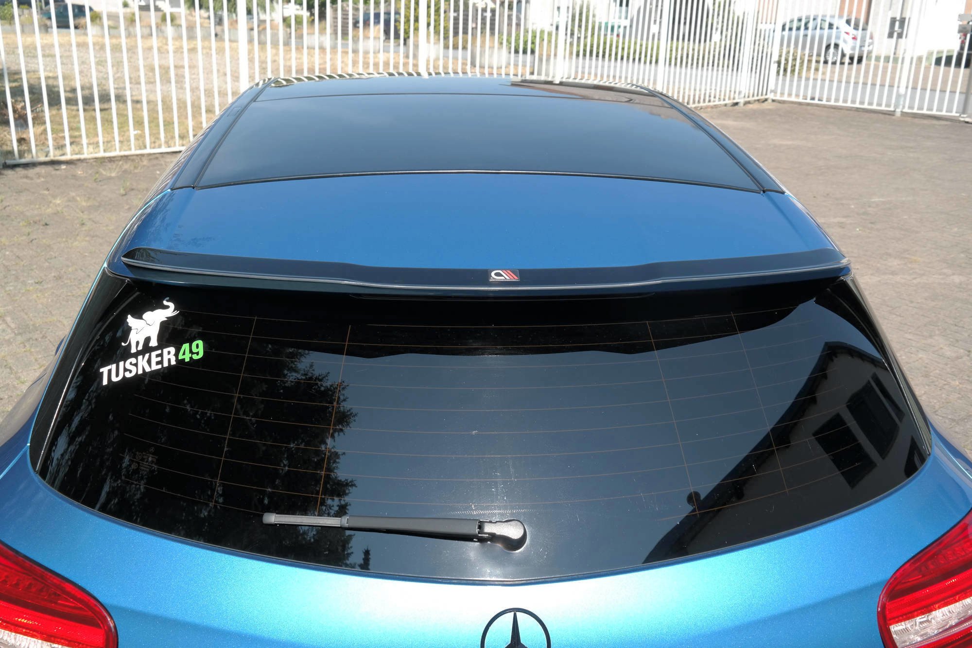 Maxton Spoiler CAP für Mercedes-Benz A W176 schwarz matt